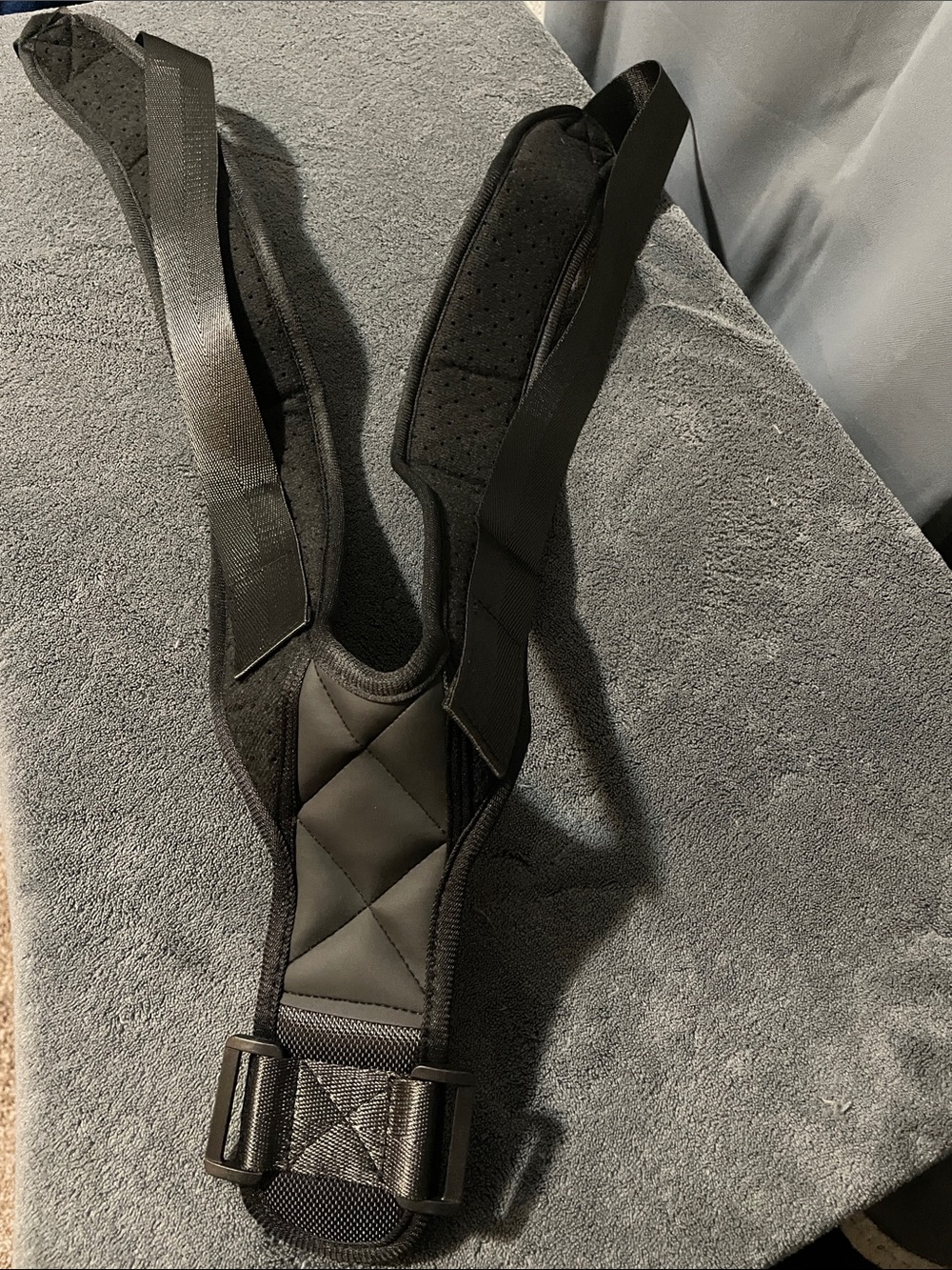 Adjustable Black Posture Support Belt